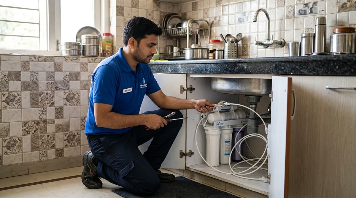 RO water purifier service technician in Pune