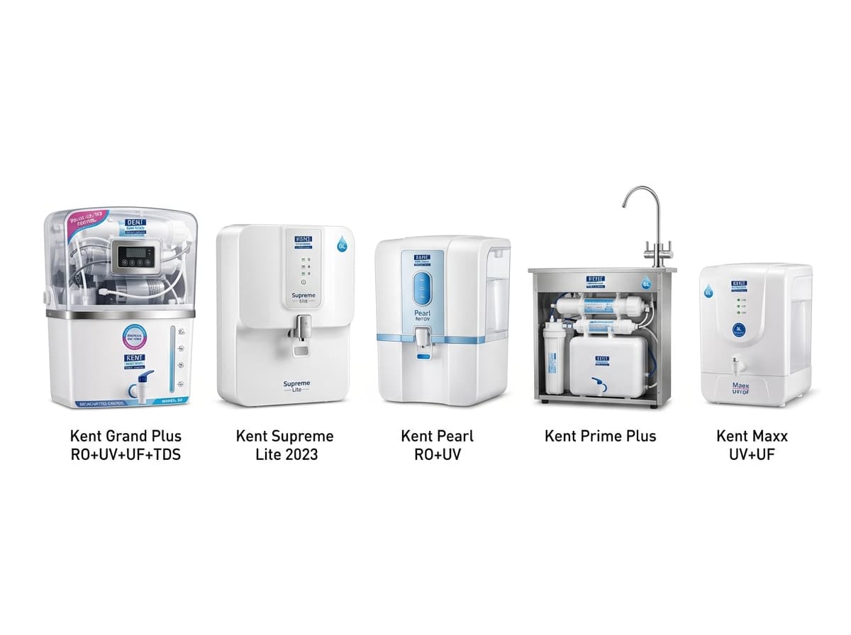 Kent RO water purifier models Pune — Grand Plus, Supreme Lite, Pearl, Prime Plus, Maxx UV+UF — service by AquaguardService