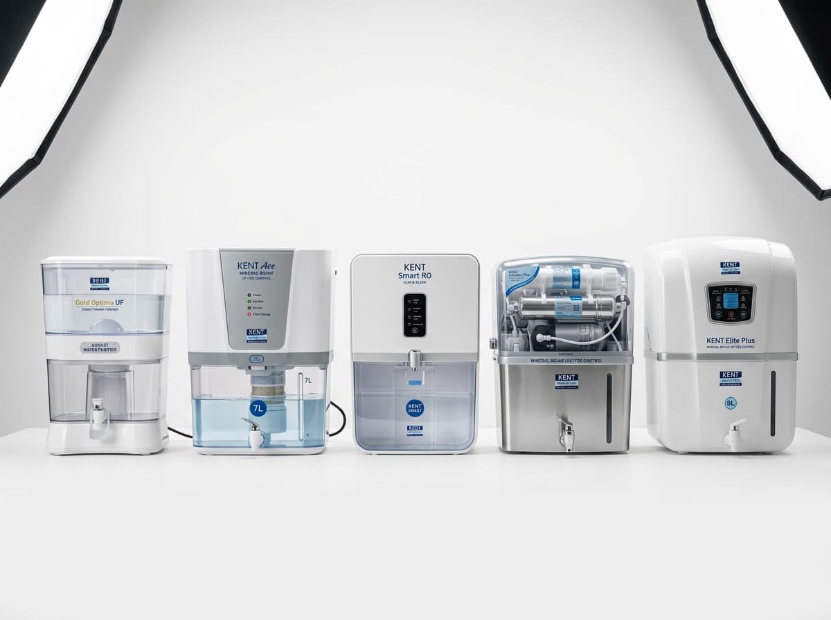Kent RO models Pune — Gold Optima UF, Ace Mineral, Smart RO, Sterling Plus, Elite Plus — serviced by AquaguardService