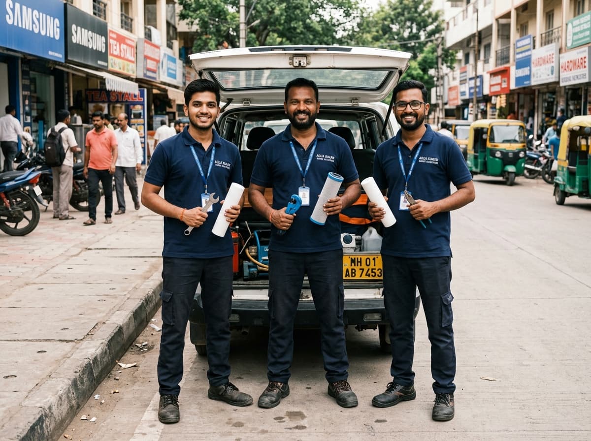 Professional RO service team in Pune