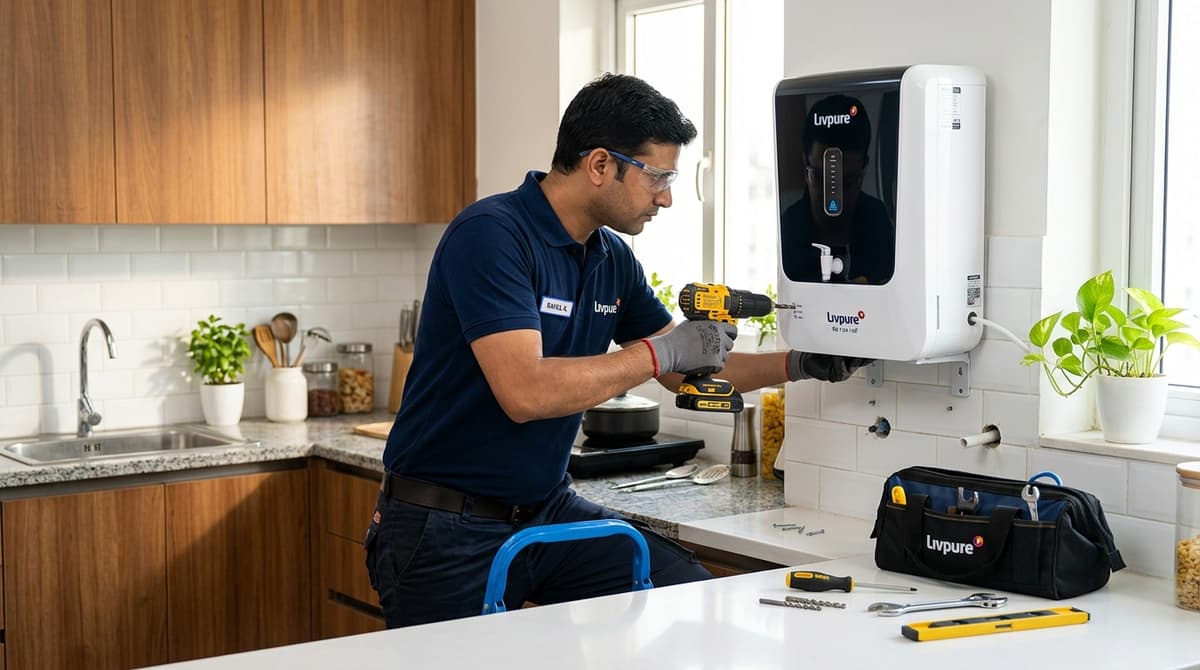 Livpure RO service technician in Pune